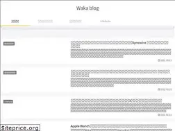 Sites similar to wakasamablog.com