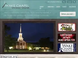 Sites similar to wakechapelchurch.org