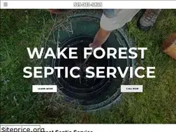 Sites similar to wakeforestsepticservice.com