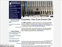Sites similar to wakelawoffice.com
