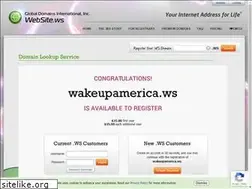 Sites similar to wakeupamerica.ws