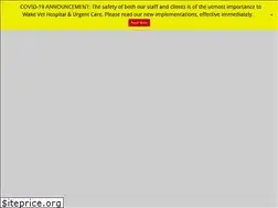 Sites similar to wakevetandurgentcare.com