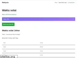 Sites similar to waktusolat.com.my
