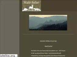 Sites similar to wald-safari.de