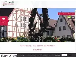 Sites similar to waldenburg-hohenlohe.de