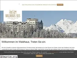 Sites similar to waldhaus-sils.ch
