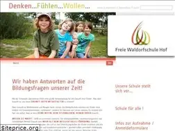 Sites similar to waldorfschule-hof.de