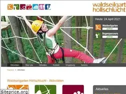 Sites similar to waldseilgarten-hoellschlucht.de