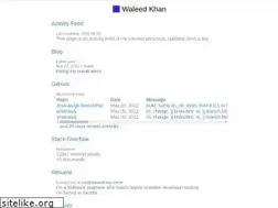 Sites similar to waleedkhan.name