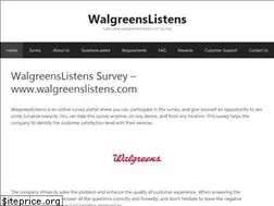 Sites similar to walgreenslistens.review