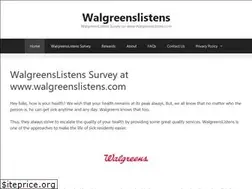 Sites similar to walgreenslistens.website