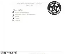 Sites similar to walkercoderanger.com