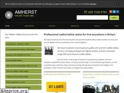 Sites similar to walkie-talkie-hire.co.uk