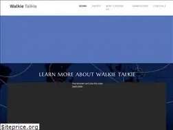 Sites similar to walkietalkie.us