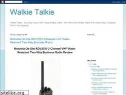 Sites similar to walkietalkieorder.blogspot.com