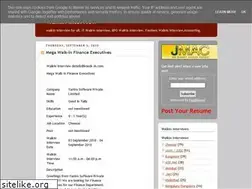 Sites similar to walkin-interview.blogspot.com