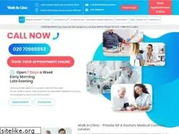 Sites similar to walkinclinic.london