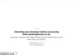 Sites similar to walkingforum.co.uk