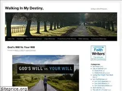 Sites similar to walkinginmydestiny.com