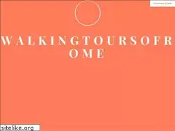 Sites similar to walkingtoursofrome.com