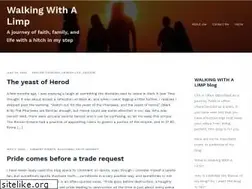 Sites similar to walkingwithalimp.net