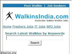 Sites similar to walkinsindia.com
