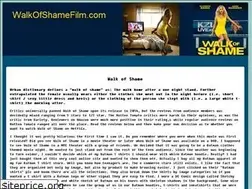 Sites similar to walkofshamefilm.com