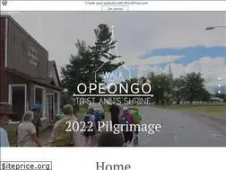 Sites similar to walktheopeongoline.org