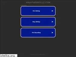 Sites similar to walkthiswayllc.com