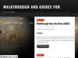 Sites similar to walkthrough-guide.com