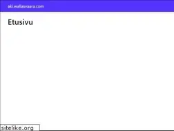 Sites similar to wallasvaara.com