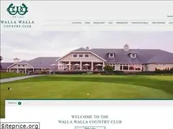 Sites similar to wallawallacountryclub.com