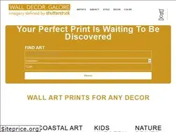 Sites similar to walldecorgalore.com