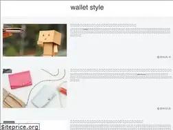 Sites similar to wallet-style.site