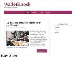 Sites similar to walletknock.com