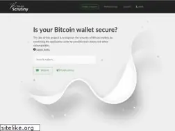 Sites similar to walletscrutiny.com
