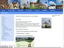 Sites similar to wallfahrt-haader.de