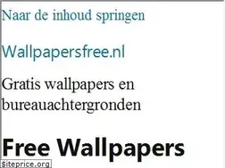 Sites similar to wallpapersfree.nl