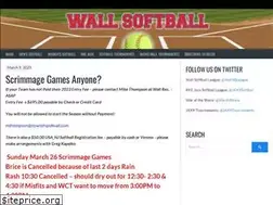 Sites similar to wallsoftball.com