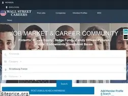 Sites similar to wallstreetcareers.com