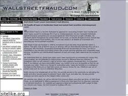Sites similar to wallstreetfraud.com