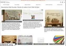 Sites similar to wallwritten.com