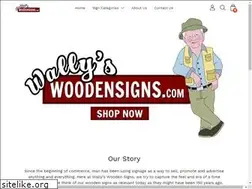 Sites similar to wallyswoodensigns.com