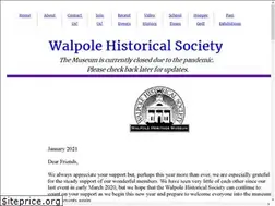 Sites similar to walpolehistory.org