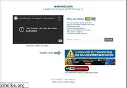 Sites similar to walrond.com