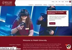 Sites similar to walsh.edu