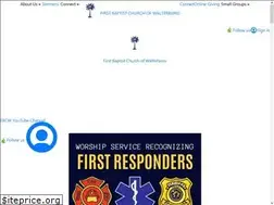 Sites similar to walterborofirst.org