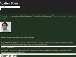Sites similar to walterebert.com