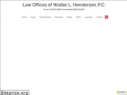 Sites similar to walterlhenderson.com