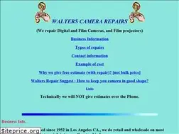 Sites similar to walterscamerarepairs.com